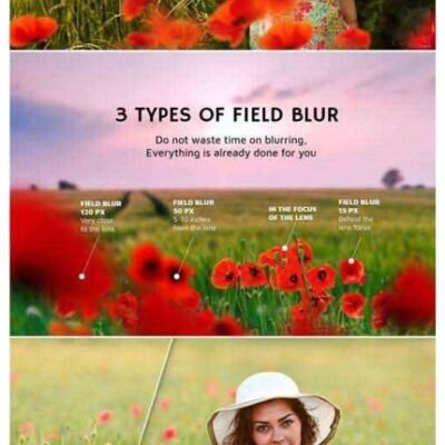 CreativeMarket 17 Poppie Flowers Photo Overlays