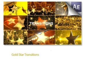 gold star transitions pack | visualstorms