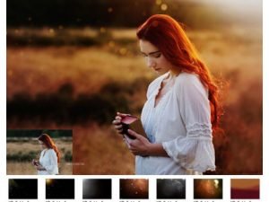 Golden Summer Photo Overlays