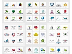 Logo Design In Vector SetFrom Stock 56