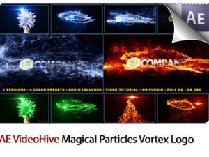 Magical Particles Vortex Logo Reveal