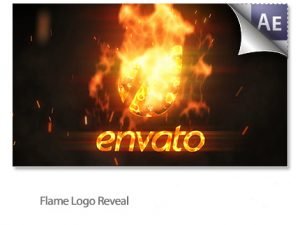 Flame Logo Reveal