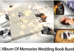 Template Album Of Memories And Wedding Book Bundle