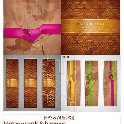 Vintage Cards Banners