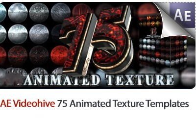 75 Animated Texture Element 3D After Effects Templates