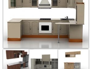 Models kitchen cabinet