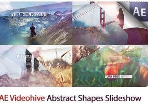 Abstract Shapes Simple Slideshow AE Templates