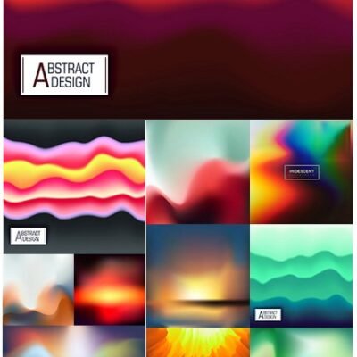 Blured Color Bright Decorative Collection Effect Background