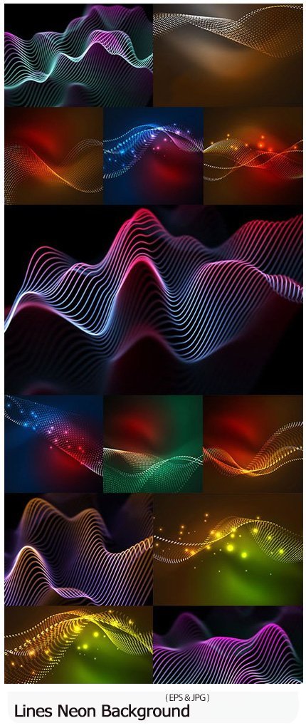 bright.lines.neon.background.decorative.abstract Bright Lines Neon Background Decorative Abstract