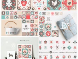 CM Folk Tile Graphic Collection