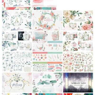 CM Watercolor Graphics Bundle