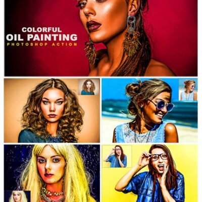 Colorful Oil Painting Photoshop Action