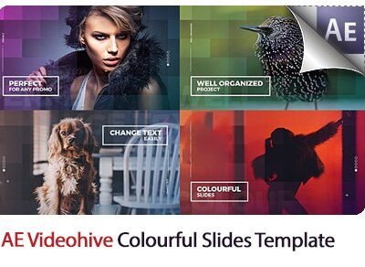 Colourful Slides After Effects Templates