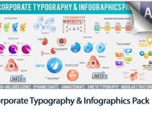 Corporate Typography And Infographics Pack