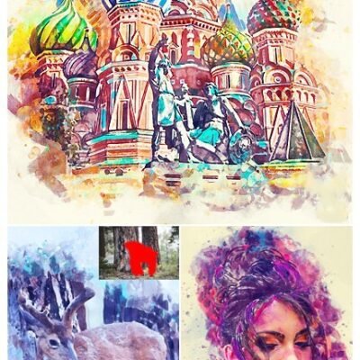 Creative Watercolor Paint Action