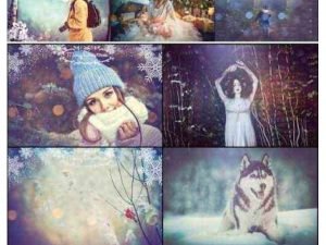 CreativeMarket 66 Ready Christmas Photo Overlays