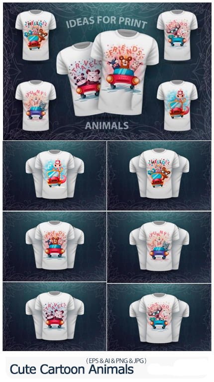 cute.cartoon.animals Cute Cartoon Animals