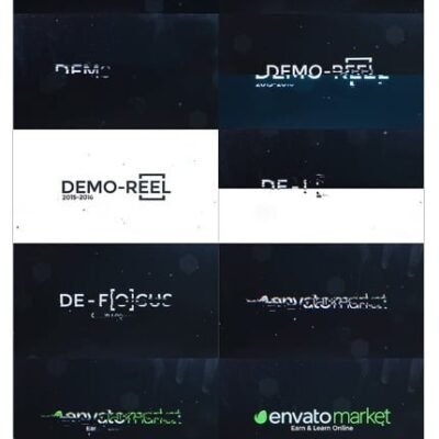 DeFocus Glitch Logo Intro