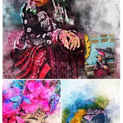 Delight Watercolor Photoshop Action