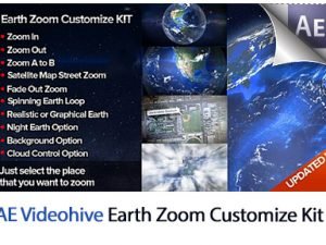 Earth Zoom Customize Kit After Effects Templates