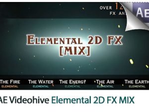 Elemental 2D FX MIX After Effects Template