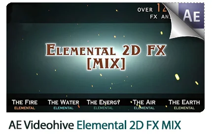 Elemental 2D FX MIX After Effects Template