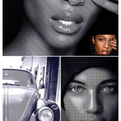 Engraving Lines Photoshop Actions