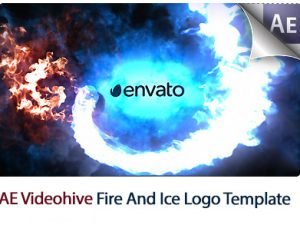 Fire And Ice Logo After Effects Templates