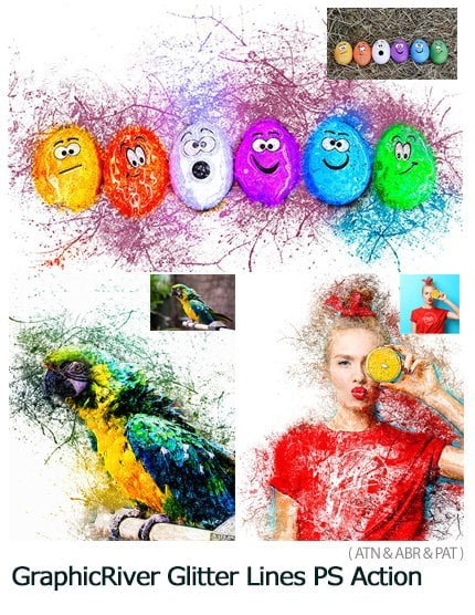 glitter.lines.photoshop.action Glitter Lines Photoshop Action