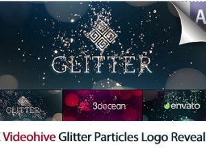 Glitter Particles Logo Reveal Pack After Effects Template