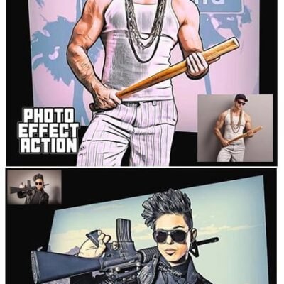 Grandiose 3 Animated Photoshop Action