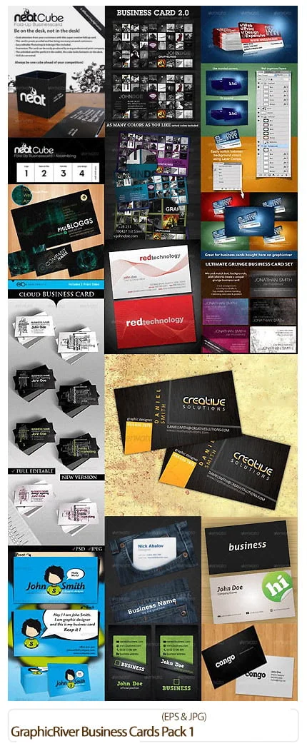 GraphicRiver Business Cards Pack 1