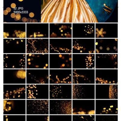 GraphicRiver Golden Bokeh Photo Overlay Effects