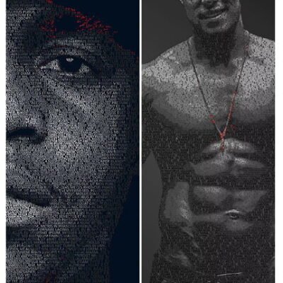 Grey Typography Photoshop Action