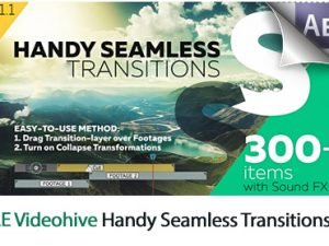 Handy Seamless Transitions Pack And Script AE Templates