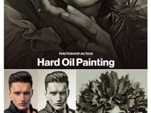 Hard Oil Painting Photoshop Action