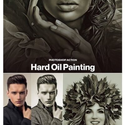 Hard Oil Painting Photoshop Action