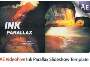 Ink Parallax Slideshow After Effects Templates