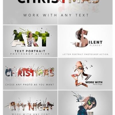 Letter Manipulation Photoshop Action