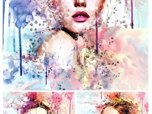 Liquid Mix Painting Photoshop Action