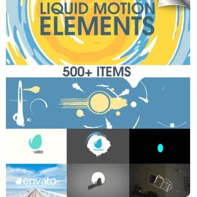 Liquid Motion Elements After Effects Templates