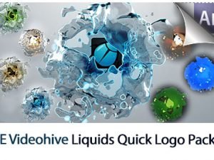 Liquids Quick Logo Pack After Effects Templates