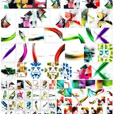 Mega Collection Of Abstract Geometric Backgrounds
