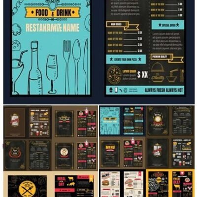 Menu Food Vector