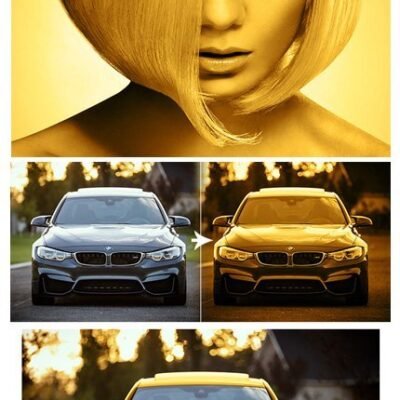 MicroPro Gold Photoshop Action