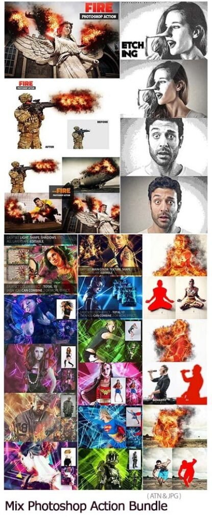 Mix Photoshop Action Bundle | visualstorms