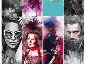 Mixed 8 In 1 Photoshop Action Bundle