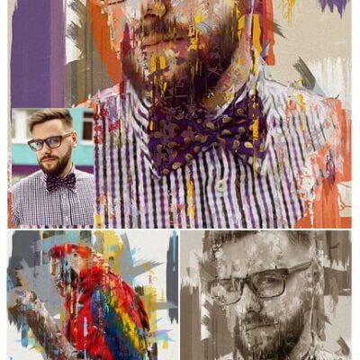 Modern Art Photoshop Action