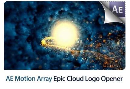 Motion Array Epic Cloud Logo Opener After Effects Project