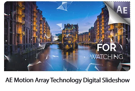 Motion Array Technology Digital Slideshow After Effects Project